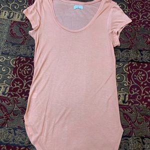 Lou and Grey coral see through shirt